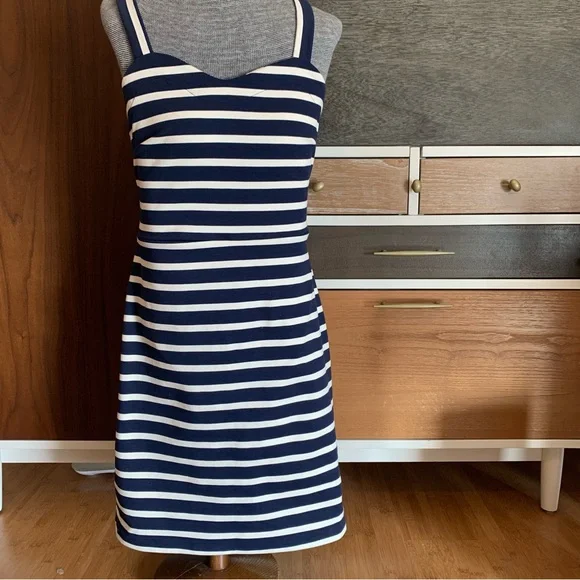 Old Navy Ponte Sheath Dress - Striped - Picture 2 of 6